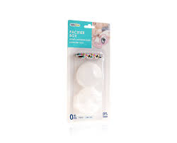 PACIFIER HOLDER TRANSPARENT WHITE