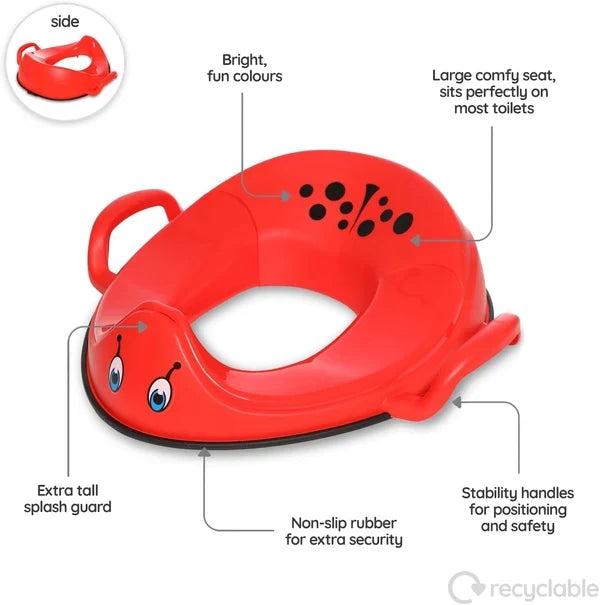My Little Trainer Seat Toilet Training Seat – Ladybird