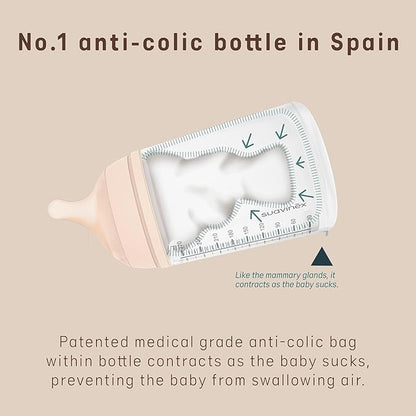 Suavinex Zero Zero Anti Colic Baby Bottle
