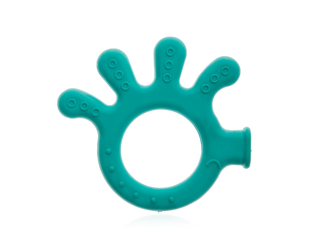 SILICONE BABY TEETHER /OCTOPUS / GREEN