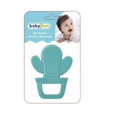 SILICONE BABY TEETHER /CACTUS / GREEN