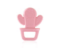 SILICONE BABY TEETHER /CACTUS / PINK