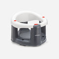 ANTI-SLIP FRONT OPENING BABY BATH & FEEDING SEAT WHITE
