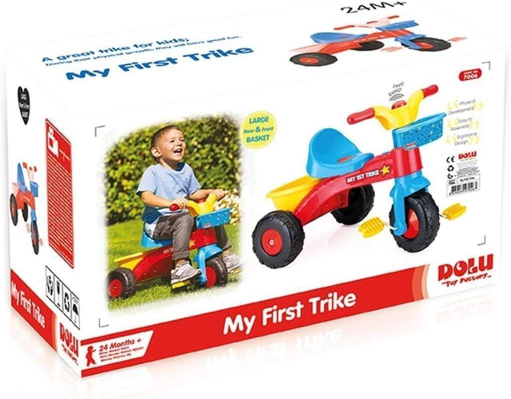 MY FIRST TRIKE PARENT HANDLE UNASSEMBLED IN PRINT BOX