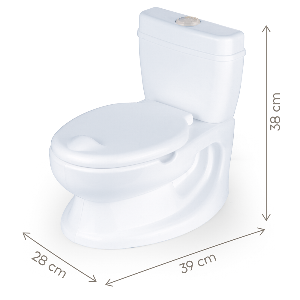 EDUCATIONAL WASHABLE POTTY WITH FLUSH SOUND EFFECT