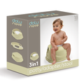 3in1 Potty/Toilet Adapter/Step Up Stool - Eco Green