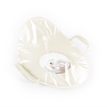 High Backrest Toilet Training Seat - Relax Beige - Non-Slip