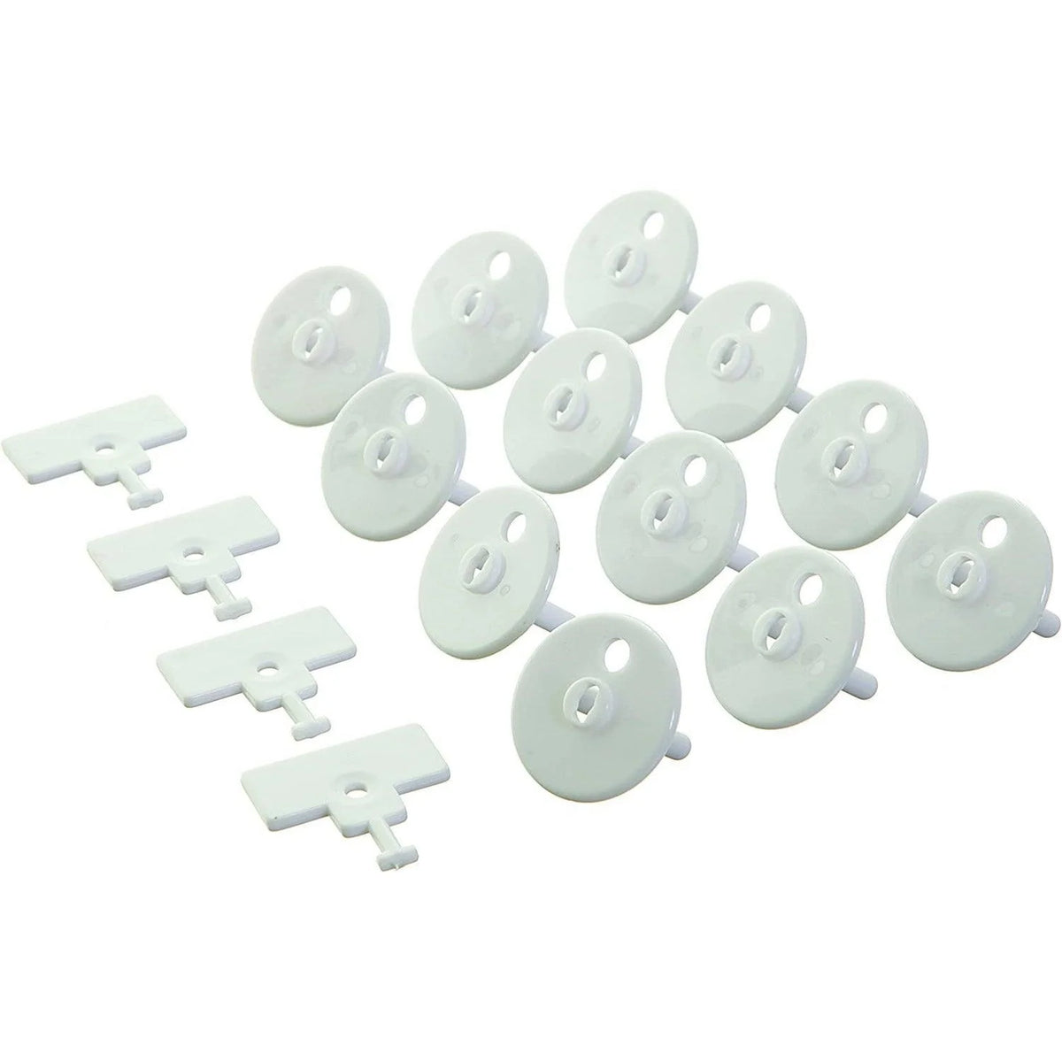 Dreambaby Keyed Electrical Outlet Plug Covers – 12 Plugs & 4 Keys