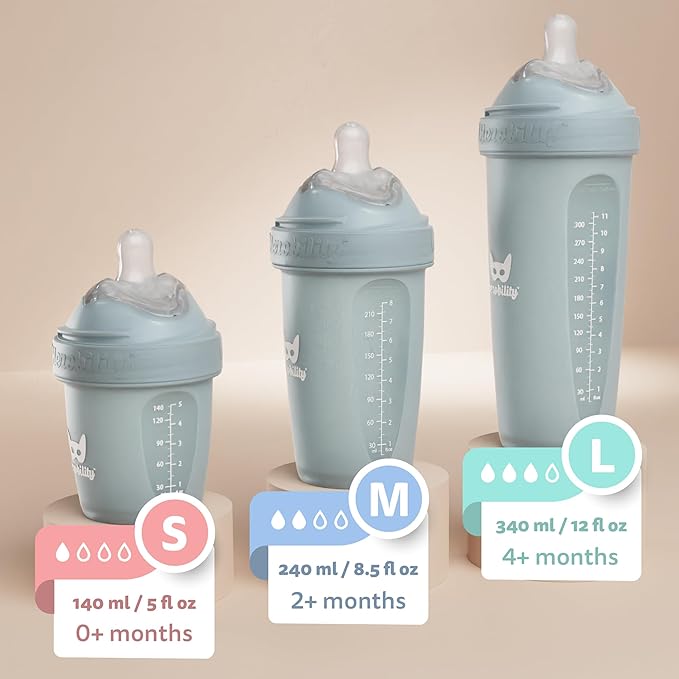 Herobility Double Anti-Colic Baby Bottles