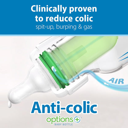 Dr. Brown's Natural Flow Anti-Colic Options+ Narrow Baby Bottle