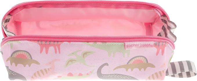 Stephen Joseph All Over Print Pencil Pouch – Pink Dino