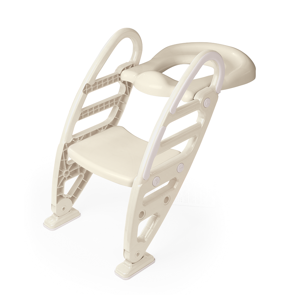 Toilet Trainer With Adjustable Non-Slip Ladder - Relax Beige