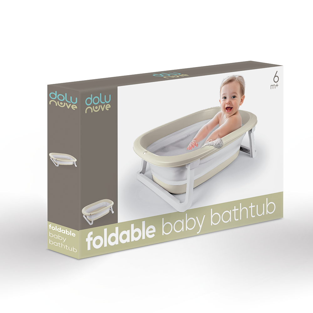 Full Foldable Bathtub - RELAX BEIGE
