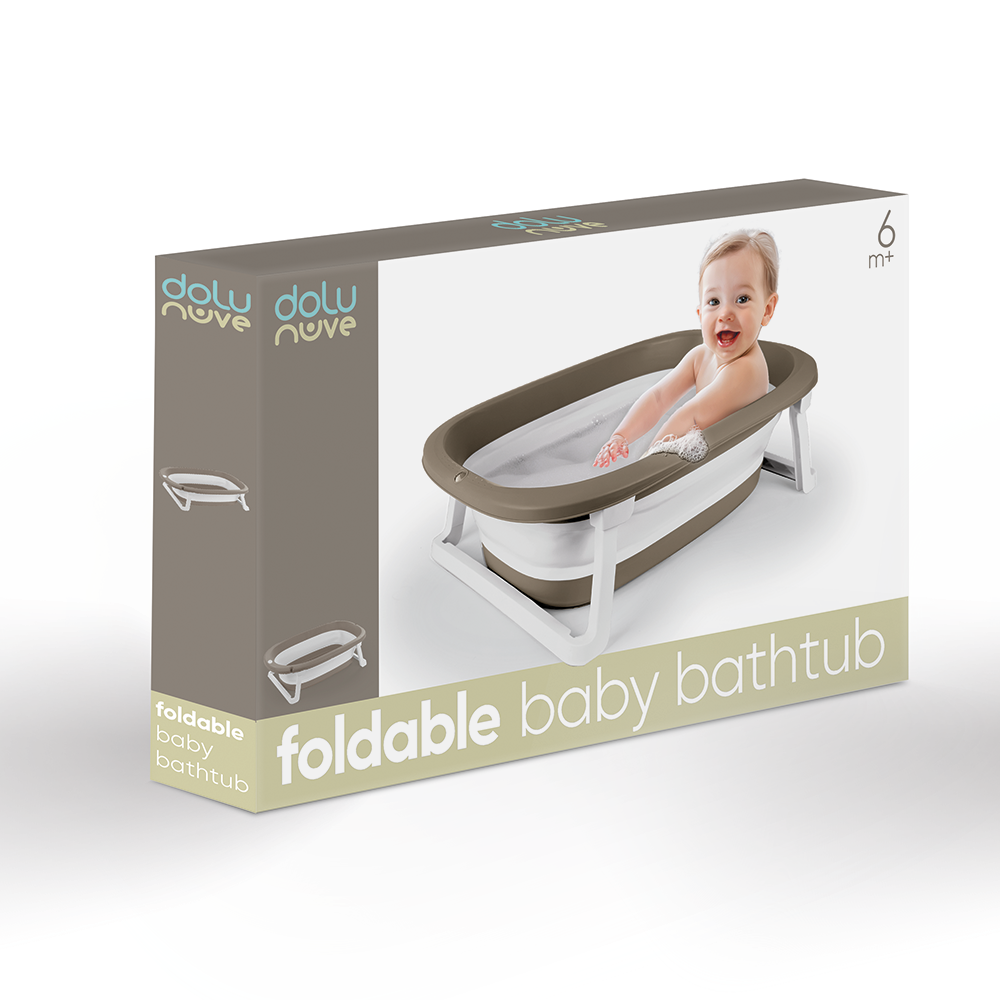 Full Foldable Bathtub - STONE GRAY