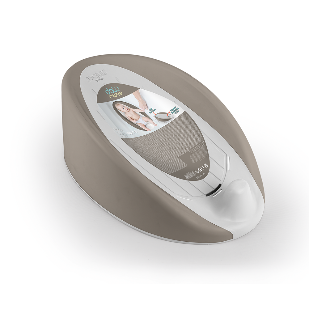 BABY BATH SUPPORT - STONE GRI -