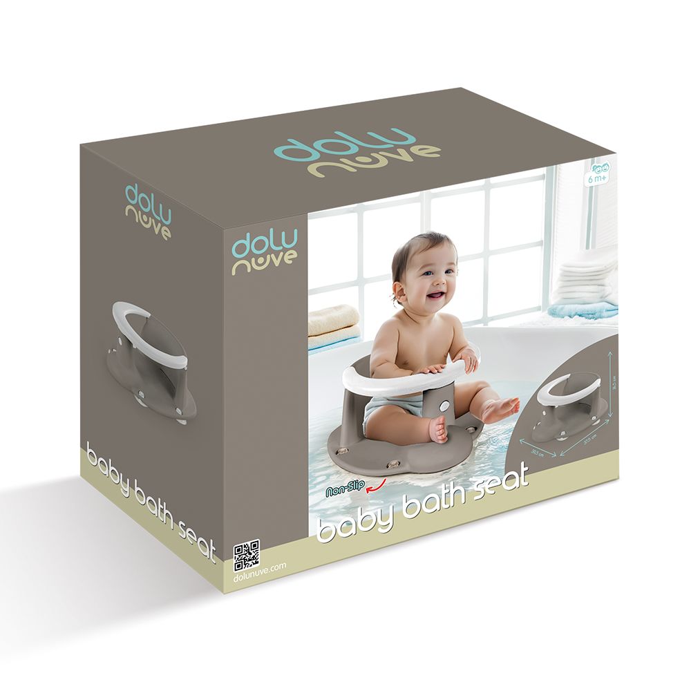 Baby Bath Seat - Stone Gray