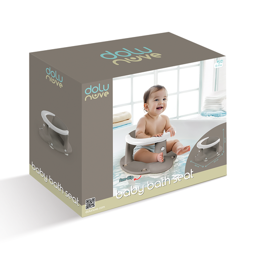 Baby Bath Seat - Stone Gray