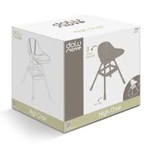 HIGH CHAIR - STONE GRAY