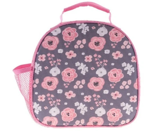 Stephen Joseph All Over Print Insulated Lunch Box – Charcoal Flower
