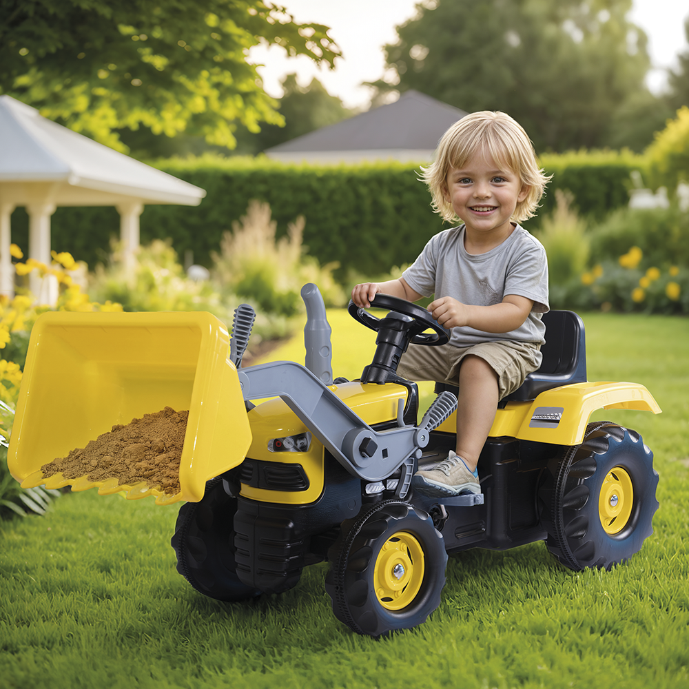 TRACTOR PEDAL OPERATED W EXCAVATOR
