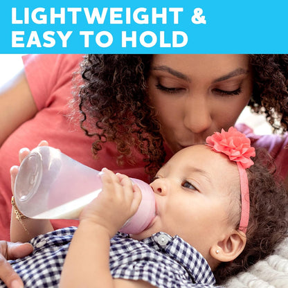 Chicco Duo 5oz. Hybrid Baby Bottle with Invinci-Glass Inside and Plastic Outside