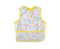 STAIN PROOF WEARABLE BIB / YELLOW SMILEY FACE