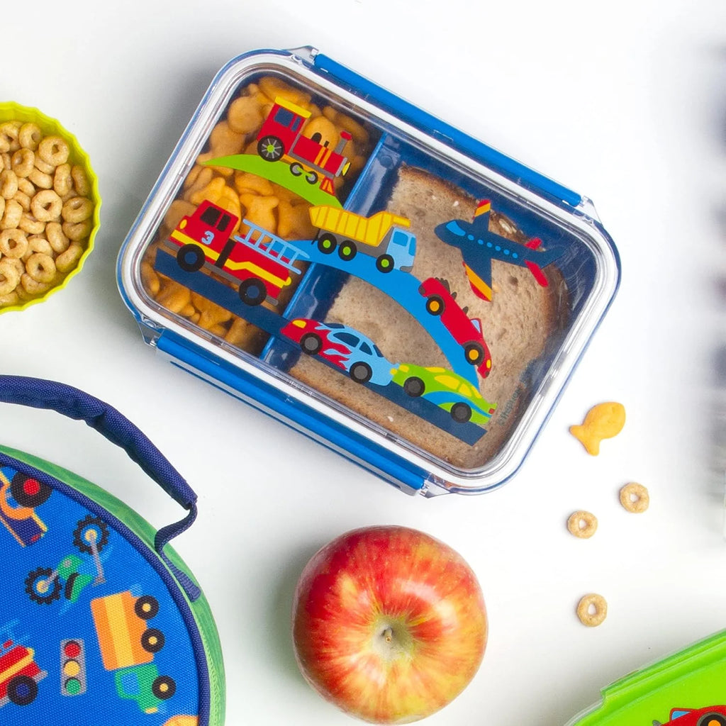 Stephen Joseph Bento Lunch Box with Compartments - Transportation