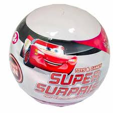 Cars SUPER SURPRISE stand 36 Pes. Contains 4 surprise toys & games