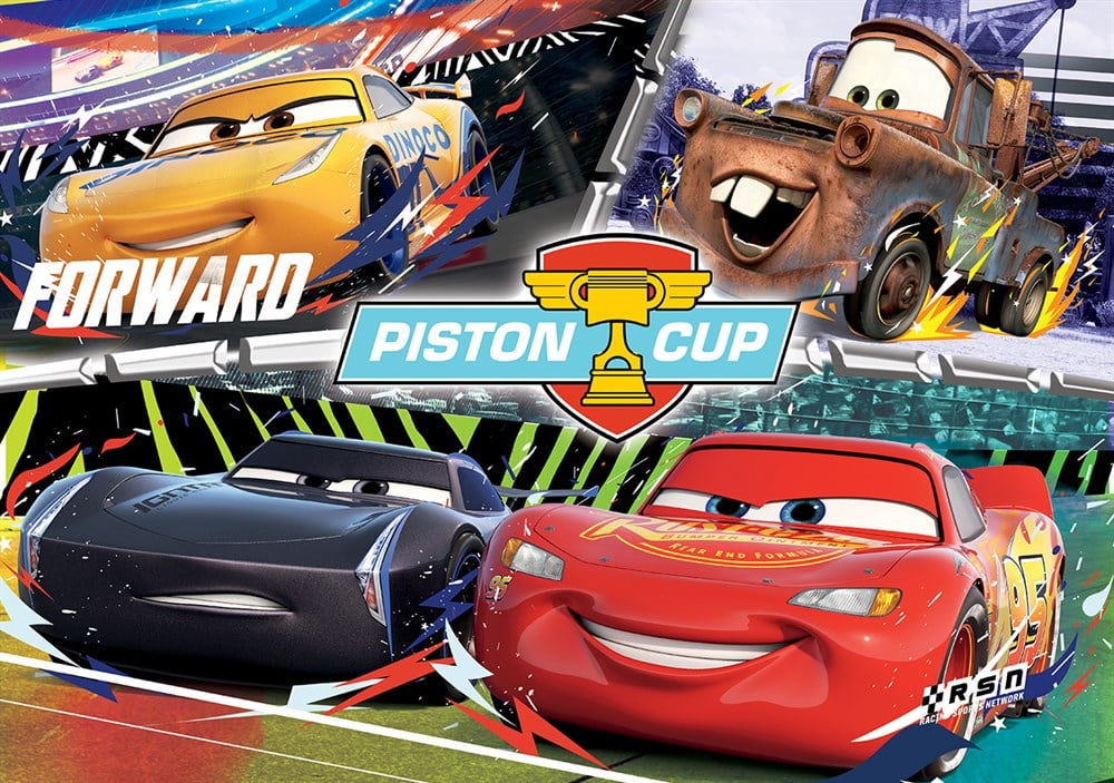 CARS 48X34 CM Educational PUZZLE 100