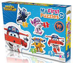 Super Wings First Puzzle 4 In1