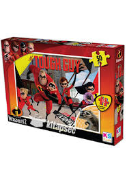 INCREDIBLES 2 48X34 CM Educational PUZZLE 50