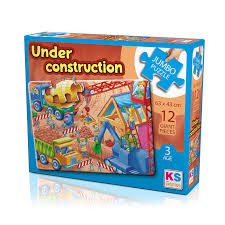 Under Construction Jumbo Baby Puzzle