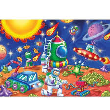 Space Explorers Jumbo Baby Puzzle