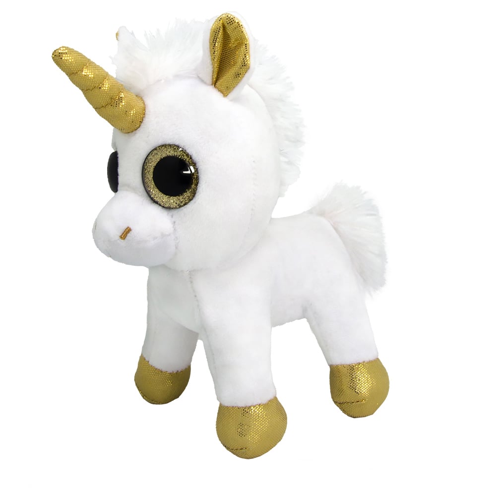 Plush Toy Gold Unicorn