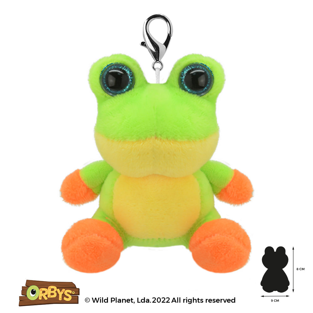 Frog Orbys Plush Clip