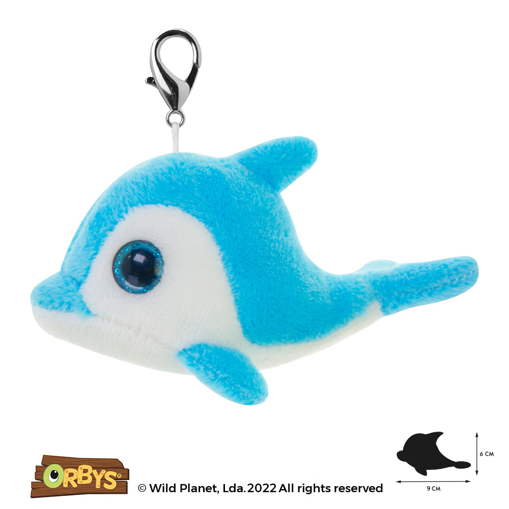 Dolphin Orbys Plush Clip