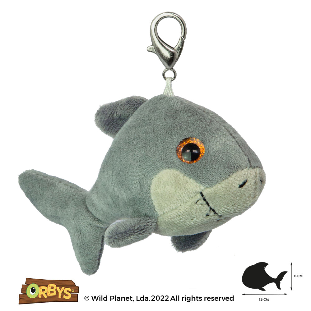 Shark Orbys Plush Clip