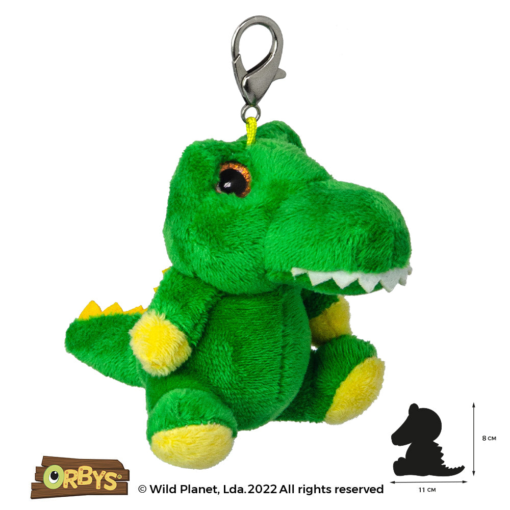 Crocodile Orbys Plush Clip