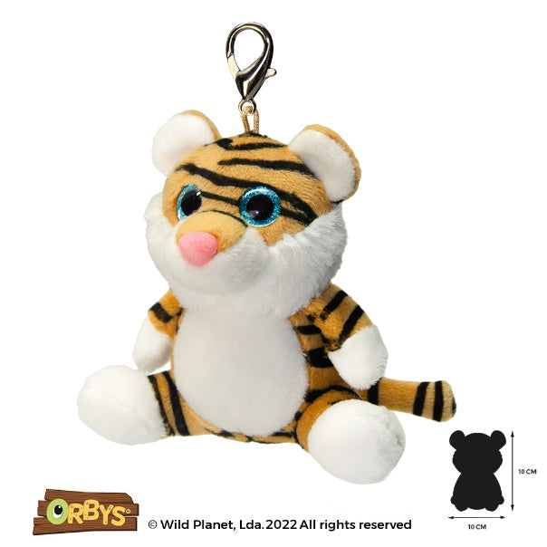 Tiger Orbys Plush Clip