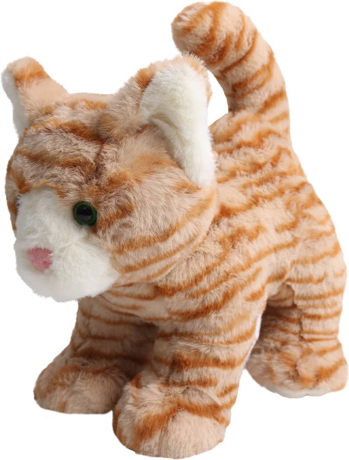 Plush Toy Orange Tabby Kitten