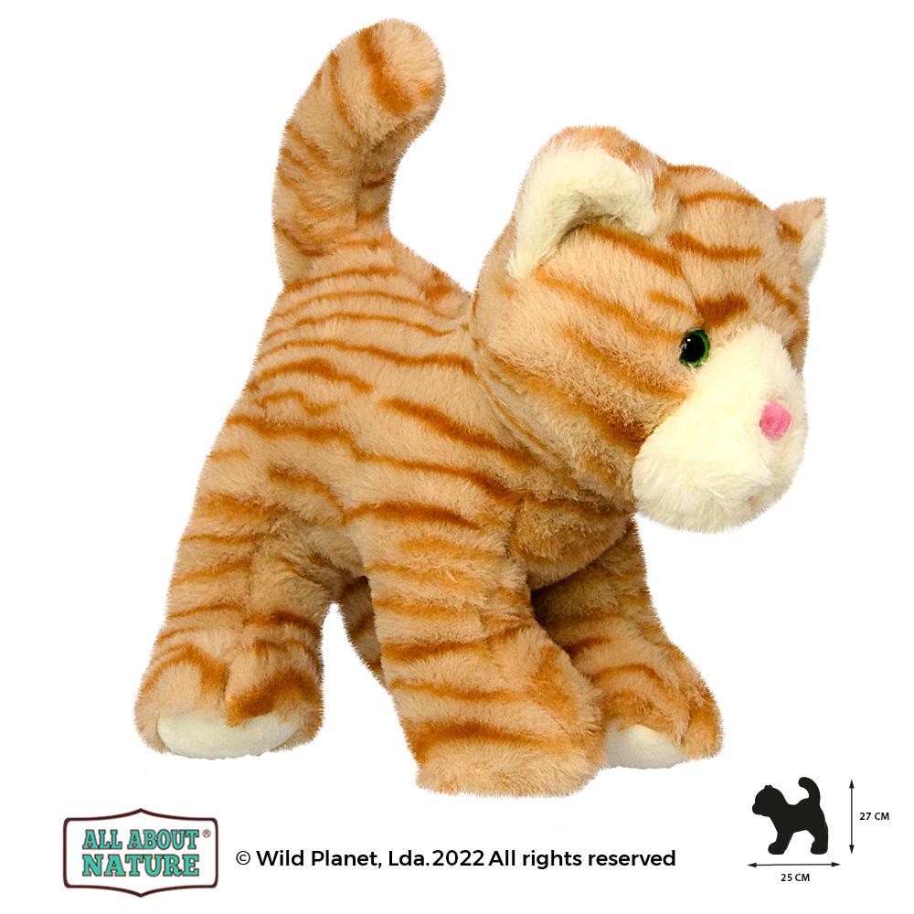 Plush Toy Orange Tabby Kitten