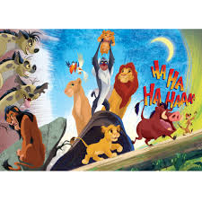 LION 48x34 cm Educational PUZZLE 100