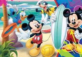 MICKEY 48X34 CM Educational PUZZLE 50