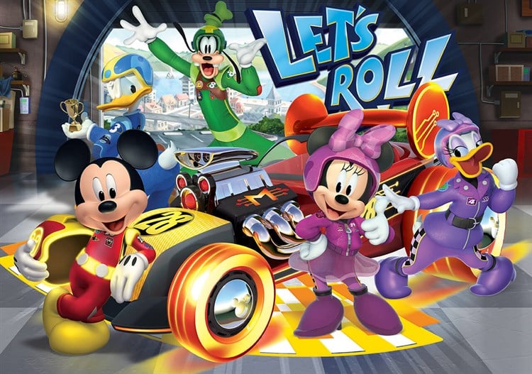MICKEY 48X34 CM Educational PUZZLE 100