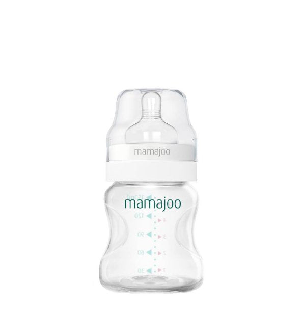 MAMAJOO SILVER FEEDING BOTTLE 150 ml & ANTI-COLIC SILICONE TEAT S