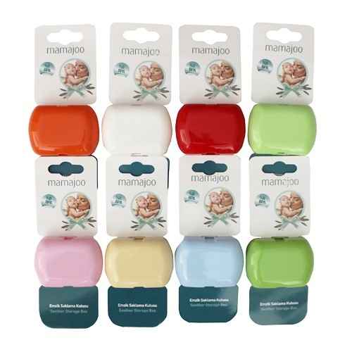 MAMAJOO 1x SOOTHER STORAGE BOX (Assorted Colours)