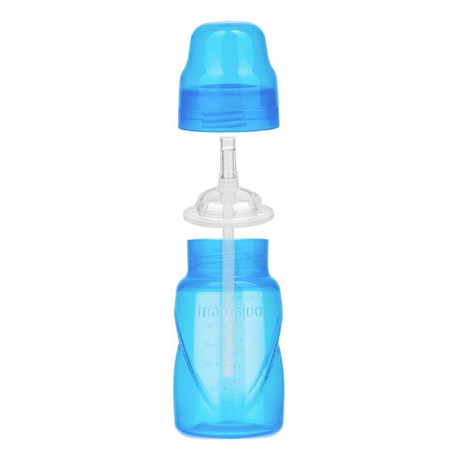Non Spill Anti-Colic Straw Cup 270 ml Blue