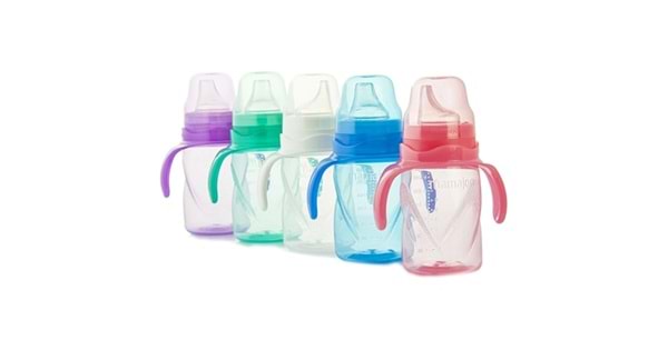 Non-Spill Training Cup 270 ml with Handle & Anti-Colic Soft Spout (Assorted 5 Colours)