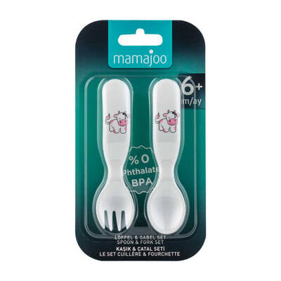 SPOON & FORK SET COW