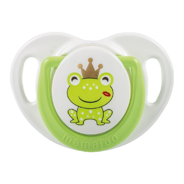 MAMAJOO 1 x ORTHODONTIC SILICONE SOOTHER 0 M + PRINCE FROG & STORAGE BOX